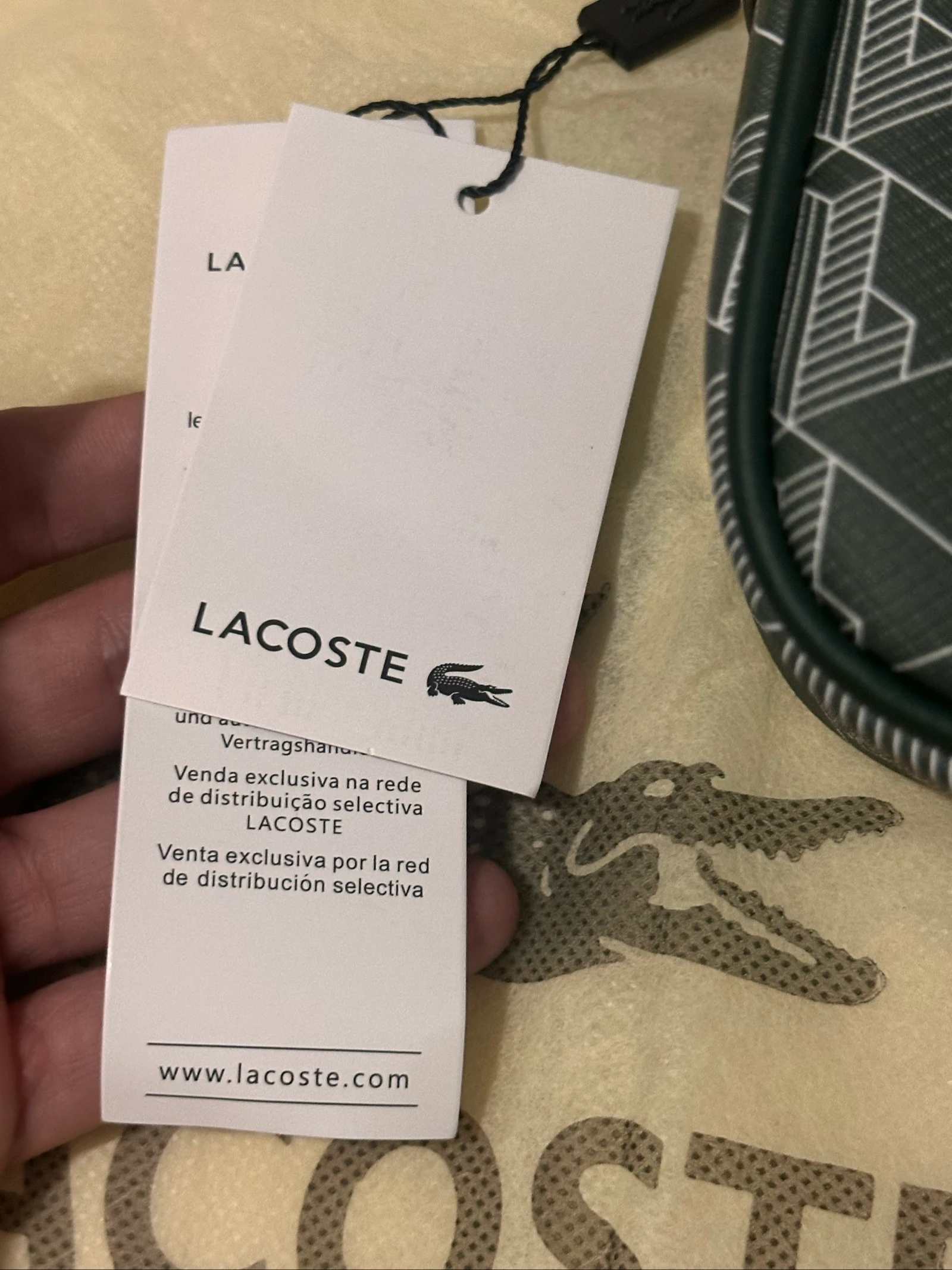 Lacoste Groene Monogram Schoudertas – photo 6
